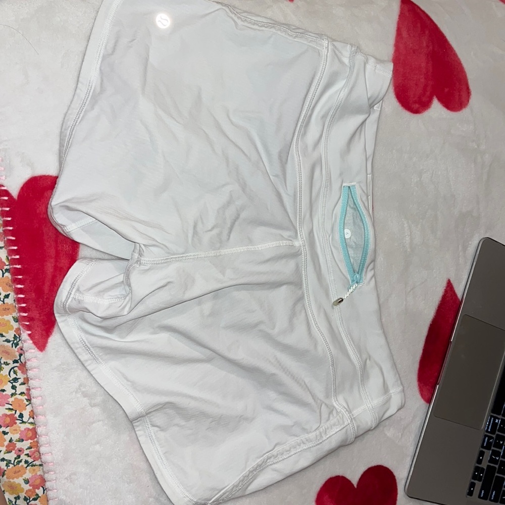 Lululemon white shorts